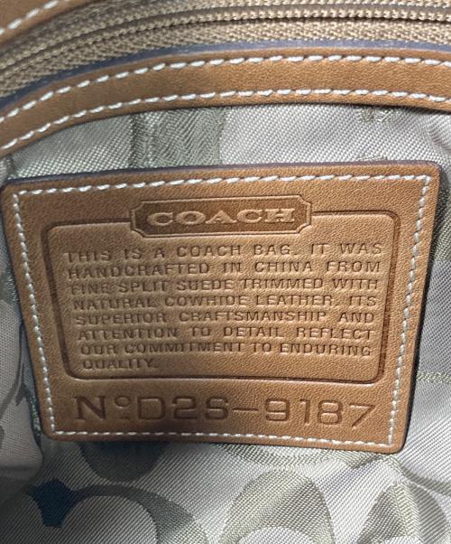 COACH（コーチ）COACH (コーチ) スウェードショルダーバッグ ブラウンの古着・服飾アイテム