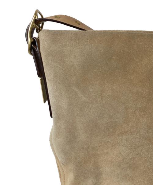COACH（コーチ）COACH (コーチ) スウェードショルダーバッグ ブラウンの古着・服飾アイテム
