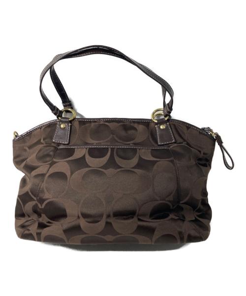 COACH（コーチ）COACH (コーチ) ハンドバッグ ブラウンの古着・服飾アイテム