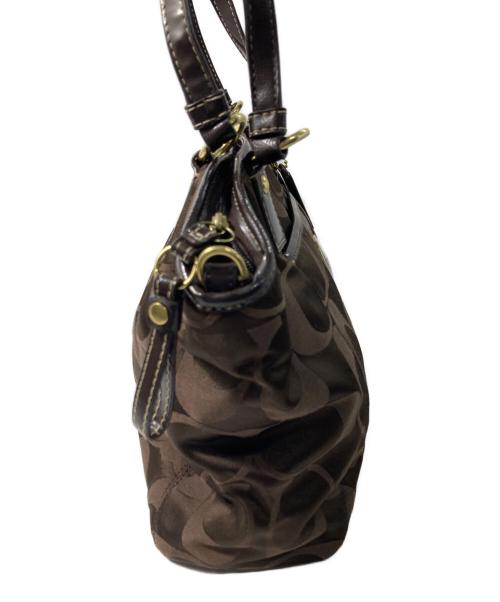 COACH（コーチ）COACH (コーチ) ハンドバッグ ブラウンの古着・服飾アイテム