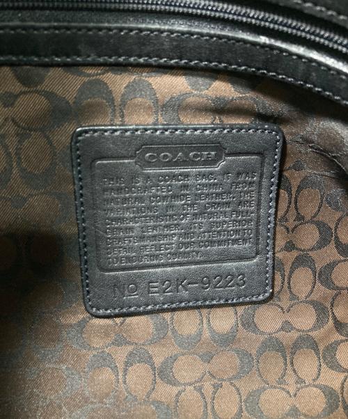 COACH（コーチ）COACH (コーチ) ワンショルダーバッグ ブラックの古着・服飾アイテム