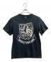 NUMBER (N)INE（ナンバーナイン）の古着「WORLD TOUR プリント ダメージ加工Tシャツ」｜ブラック