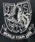中古・古着 NUMBER (N)INE (ナンバーナイン) WORLD TOUR プリント ダメージ加工Tシャツ ブラック サイズ:2：15000円