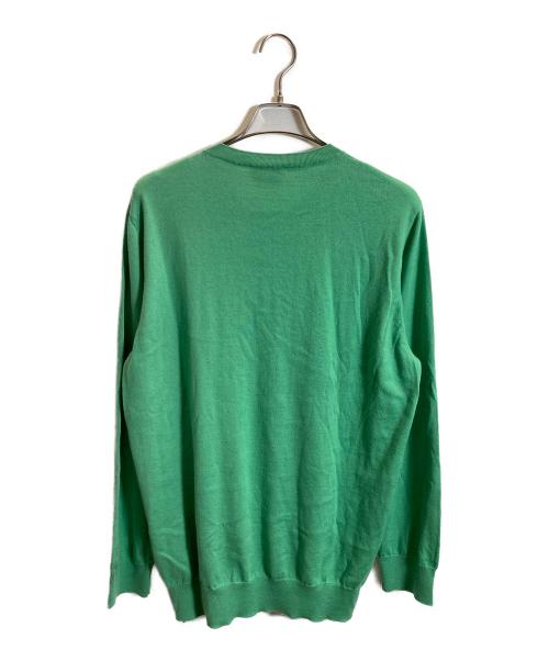 HERMES（エルメス）HERMES (エルメス) カシミヤ混ニット グリーン サイズ:XLの古着・服飾アイテム