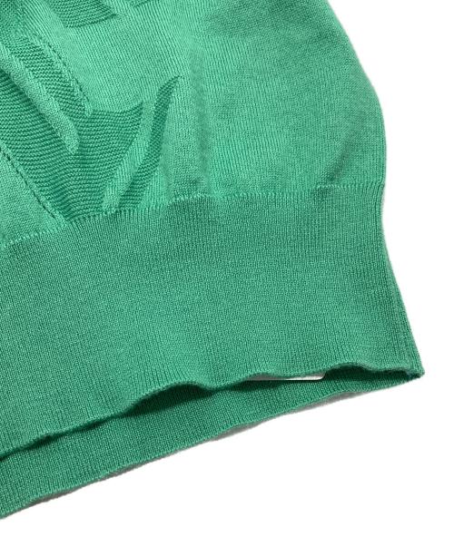 HERMES（エルメス）HERMES (エルメス) カシミヤ混ニット グリーン サイズ:XLの古着・服飾アイテム