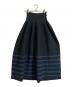 CFCL (シーエフシーエル) POTTERY SKIRT / ボーダー ニットスカート ブラック サイズ:3：21000円