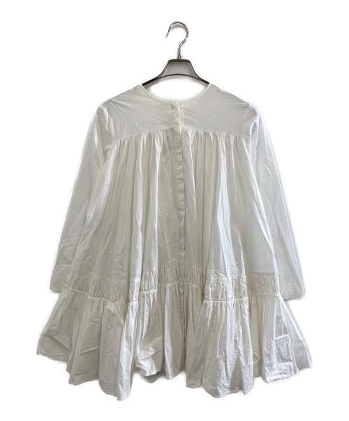 MARILYN MOON（マリリンムーン）MARILYN MOON (マリリンムーン) TIERED DRESS ホワイト サイズ:FREEの古着・服飾アイテム