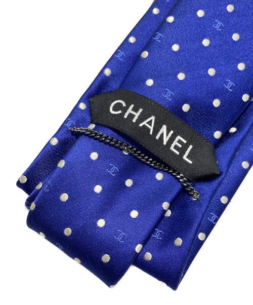 CHANEL（シャネル）CHANEL (シャネル) ネクタイ ブルー サイズ:なしの古着・服飾アイテム