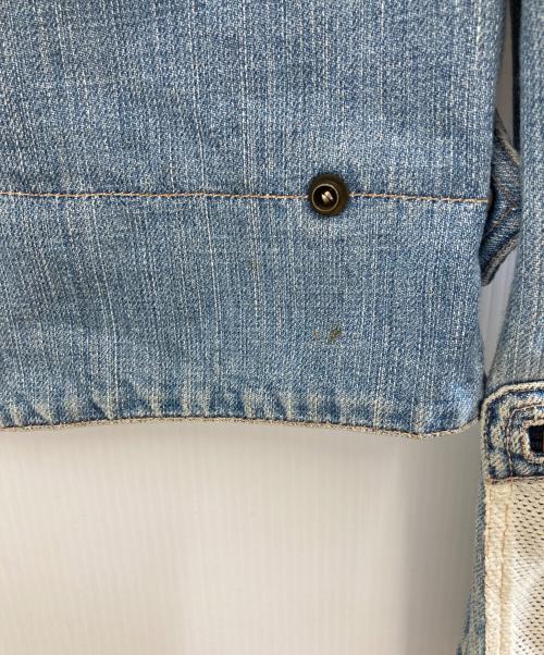 DOLCE & GABBANA（ドルチェ＆ガッバーナ）DOLCE & GABBANA (ドルチェ＆ガッバーナ) パラシュートデニムカーゴジャケット インディゴ サイズ:Sの古着・服飾アイテム