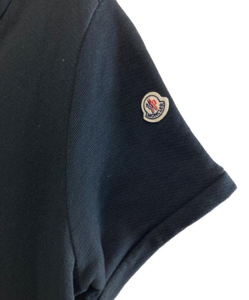 MONCLER（モンクレール）MONCLER (モンクレール) ABITOスウェットフリルワンピース ブラック サイズ:XLの古着・服飾アイテム