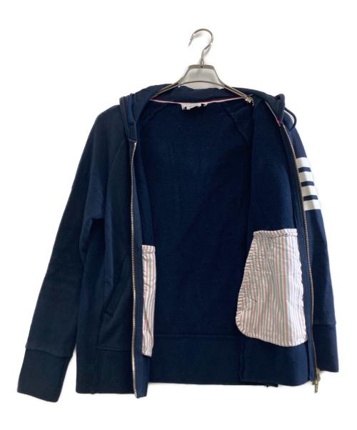 Thom Browne（トムブラウン）Thom Browne (トムブラウン) ジップパーカー ネイビー サイズ:-の古着・服飾アイテム