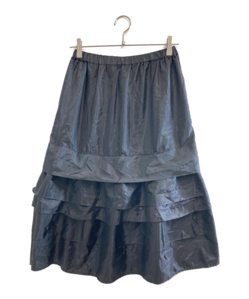 tricot COMME des GARCONS（トリココムデギャルソン）tricot COMME des GARCONS (トリココムデギャルソン) ティアードスカート ブラック サイズ:-の古着・服飾アイテム