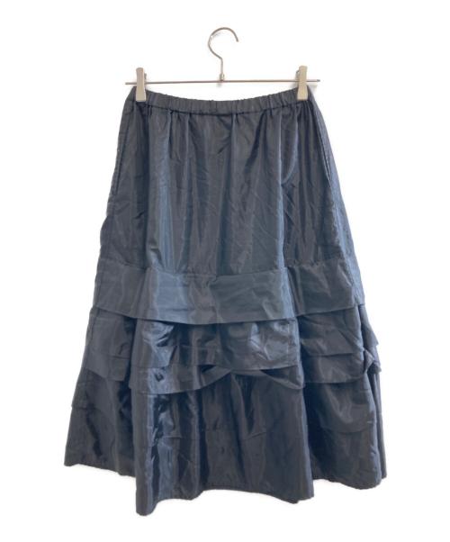 tricot COMME des GARCONS（トリココムデギャルソン）tricot COMME des GARCONS (トリココムデギャルソン) ティアードスカート ブラック サイズ:-の古着・服飾アイテム