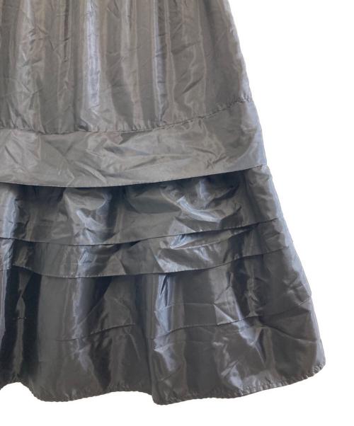 tricot COMME des GARCONS（トリココムデギャルソン）tricot COMME des GARCONS (トリココムデギャルソン) ティアードスカート ブラック サイズ:-の古着・服飾アイテム