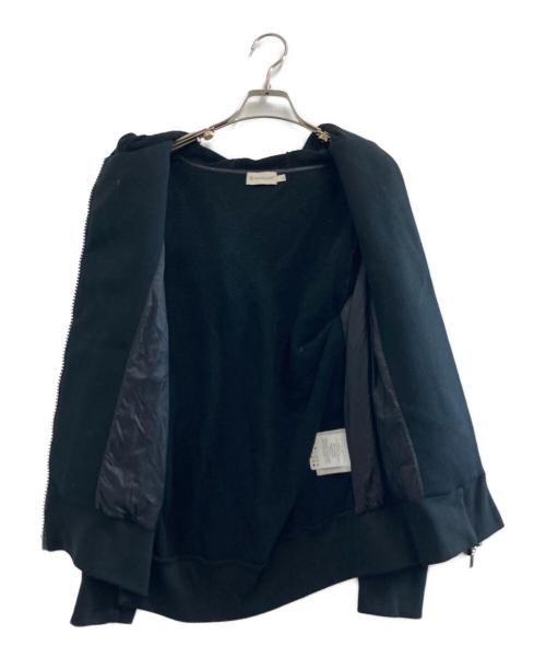 MONCLER（モンクレール）MONCLER (モンクレール) ダウン切替パーカー ブラック サイズ:2の古着・服飾アイテム