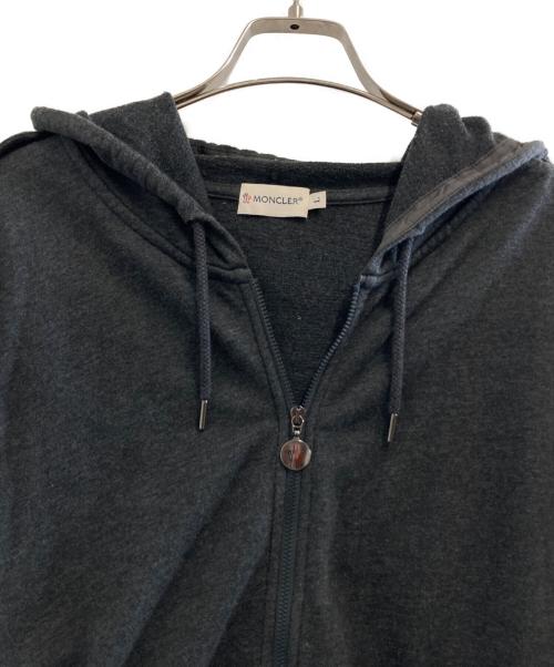 MONCLER（モンクレール）MONCLER (モンクレール) ペプラムジップパーカー グレー サイズ:Lの古着・服飾アイテム