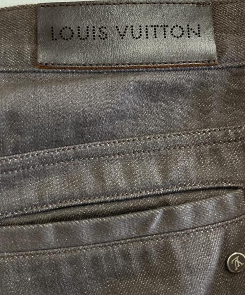 LOUIS VUITTON（ルイ ヴィトン）LOUIS VUITTON (ルイ ヴィトン) デニムパンツ ブラウン サイズ:42の古着・服飾アイテム