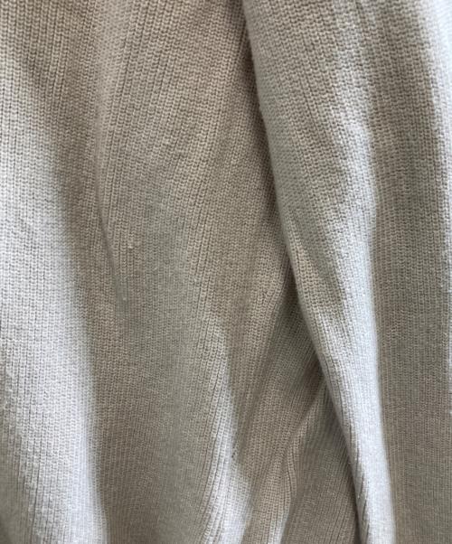 LOUIS VUITTON（ルイ ヴィトン）LOUIS VUITTON (ルイ ヴィトン) ニットジャケット ベージュ サイズ:Mの古着・服飾アイテム