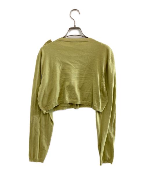 VALENTINO（ヴァレンティノ）VALENTINO (ヴァレンティノ) カーディガン 黄緑 サイズ:XLの古着・服飾アイテム