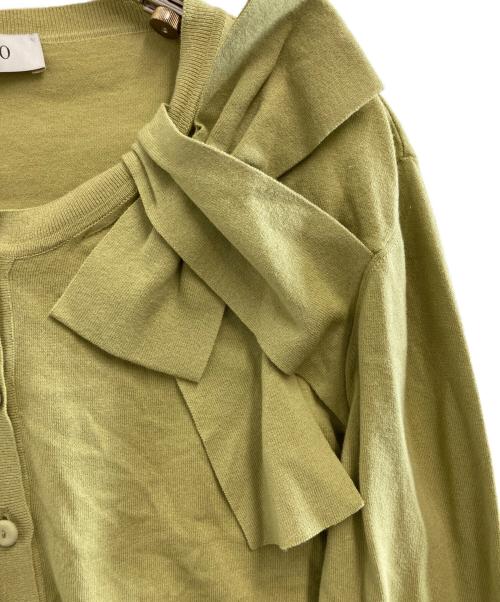 VALENTINO（ヴァレンティノ）VALENTINO (ヴァレンティノ) カーディガン 黄緑 サイズ:XLの古着・服飾アイテム