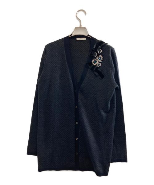 PRADA（プラダ）PRADA (プラダ) カーディガン グレー サイズ:44の古着・服飾アイテム