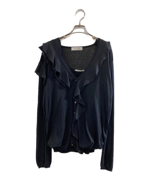 VALENTINO（ヴァレンティノ）VALENTINO (ヴァレンティノ) カーディガン ブラック サイズ:48/12の古着・服飾アイテム