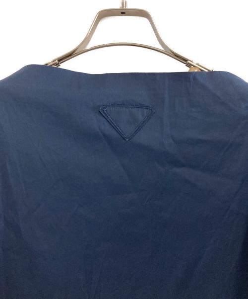 PRADA（プラダ）PRADA (プラダ) ブラウス　240638 S17 ネイビー サイズ:44の古着・服飾アイテム
