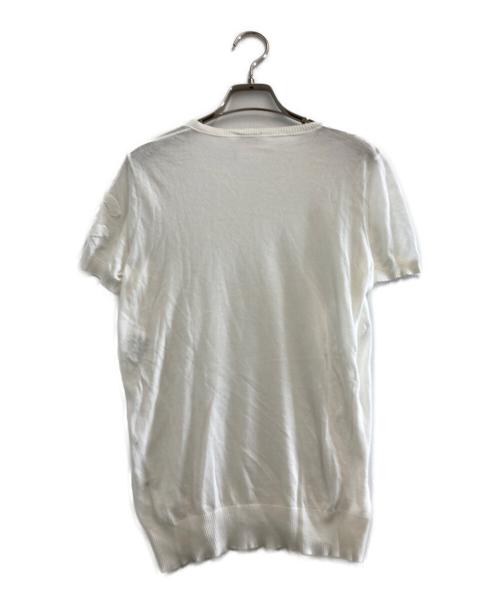 CHANEL（シャネル）CHANEL (シャネル) 半袖ニット ホワイト サイズ:Mの古着・服飾アイテム