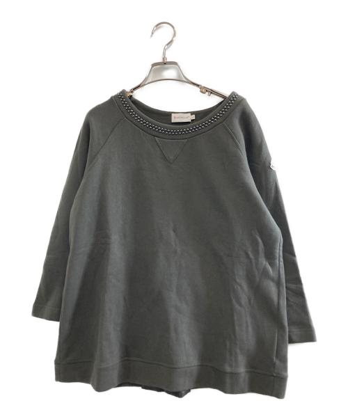MONCLER（モンクレール）MONCLER (モンクレール) スウェット グリーン サイズ:Ｌの古着・服飾アイテム