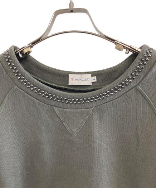 MONCLER（モンクレール）MONCLER (モンクレール) スウェット グリーン サイズ:Ｌの古着・服飾アイテム