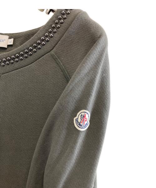 MONCLER（モンクレール）MONCLER (モンクレール) スウェット グリーン サイズ:Ｌの古着・服飾アイテム