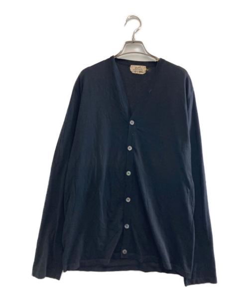 HERMES（エルメス）HERMES (エルメス) Hロゴカーディガン ブラック サイズ:Lの古着・服飾アイテム