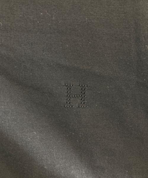 HERMES（エルメス）HERMES (エルメス) Hロゴカーディガン ブラック サイズ:Lの古着・服飾アイテム