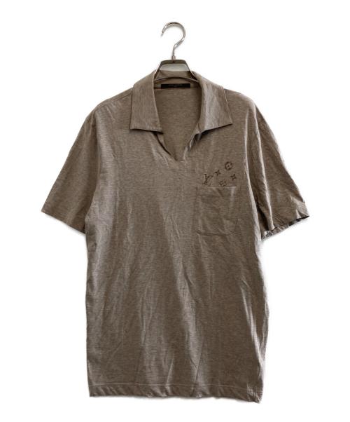 LOUIS VUITTON（ルイ ヴィトン）LOUIS VUITTON (ルイ ヴィトン) スキッパーポロ ベージュ サイズ:Mの古着・服飾アイテム