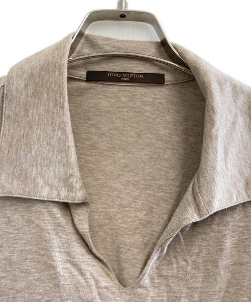 LOUIS VUITTON（ルイ ヴィトン）LOUIS VUITTON (ルイ ヴィトン) スキッパーポロ ベージュ サイズ:Mの古着・服飾アイテム