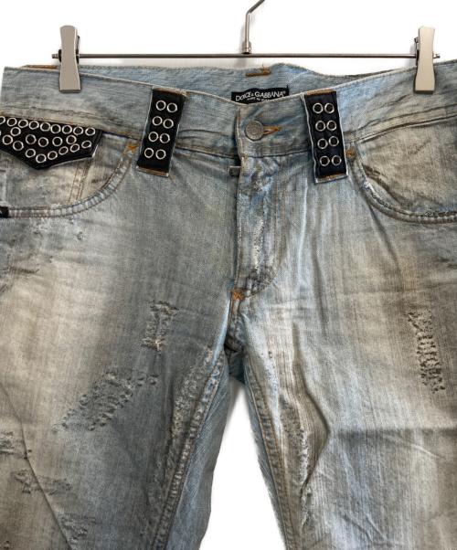 DOLCE & GABBANA（ドルチェ＆ガッバーナ）DOLCE & GABBANA (ドルチェ＆ガッバーナ) デニムパンツ インディゴ サイズ:46の古着・服飾アイテム