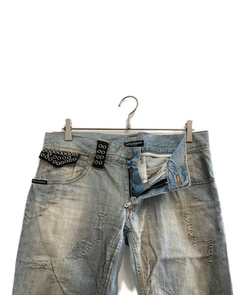 DOLCE & GABBANA（ドルチェ＆ガッバーナ）DOLCE & GABBANA (ドルチェ＆ガッバーナ) デニムパンツ インディゴ サイズ:46の古着・服飾アイテム