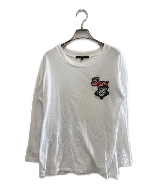 GUCCI（グッチ）GUCCI (グッチ) カットソー ホワイト サイズ:ＸＬの古着・服飾アイテム