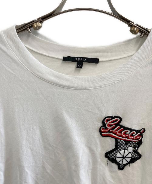 GUCCI（グッチ）GUCCI (グッチ) カットソー ホワイト サイズ:ＸＬの古着・服飾アイテム