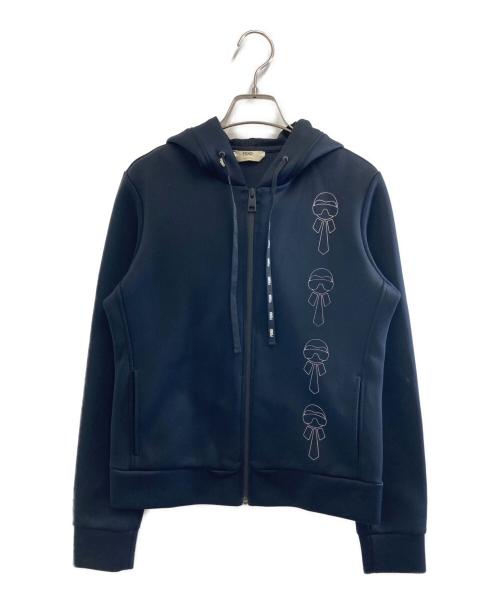 FENDI（フェンディ）FENDI (フェンディ) ジップパーカー ネイビー サイズ:40の古着・服飾アイテム