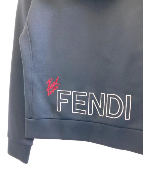 FENDI（フェンディ）FENDI (フェンディ) ジップパーカー ネイビー サイズ:40の古着・服飾アイテム