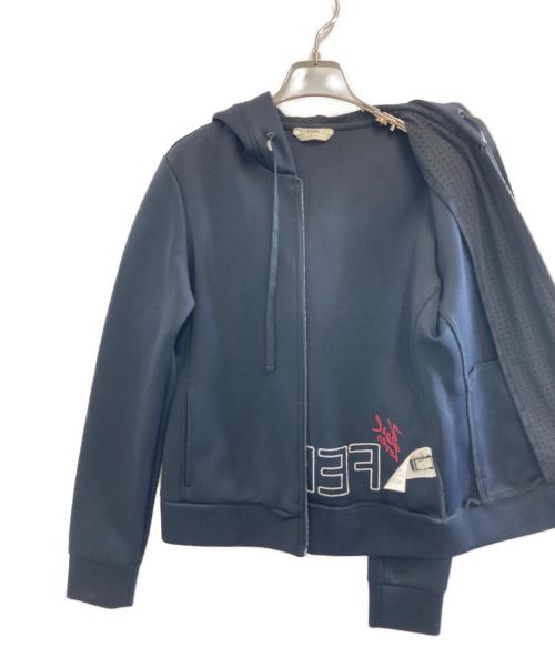 FENDI（フェンディ）FENDI (フェンディ) ジップパーカー ネイビー サイズ:40の古着・服飾アイテム