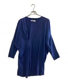 MM6 Maison Margiela（エムエムシックスメゾンマルジェラ）の古着「長袖ワンピース S32CT0395」｜ネイビー
