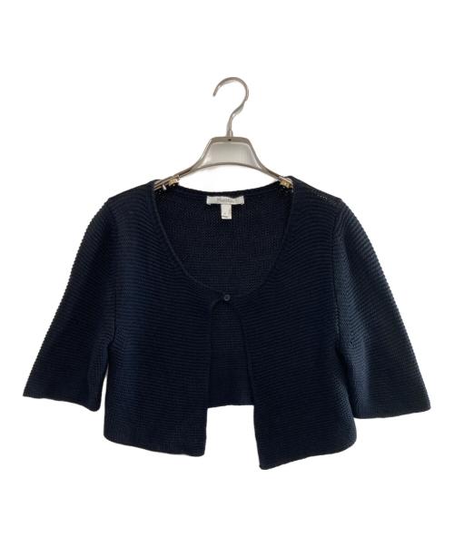 MaxMara（マックスマーラ）MaxMara (マックスマーラ) シルクリネンブレンドサマーニットボレロ ブラック サイズ:Mの古着・服飾アイテム