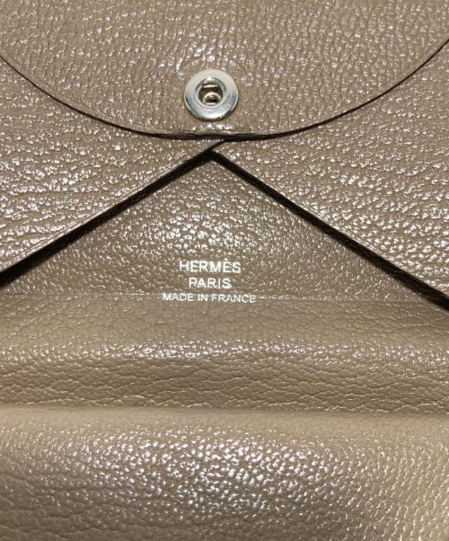 HERMES（エルメス）HERMES (エルメス) カードケース ベージュの古着・服飾アイテム
