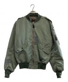 HOUSTON（ヒューストン）の古着「L-2B FLIGHT JACKET」｜オリーブ