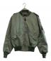 HOUSTON（ヒューストン）の古着「L-2B FLIGHT JACKET」｜オリーブ