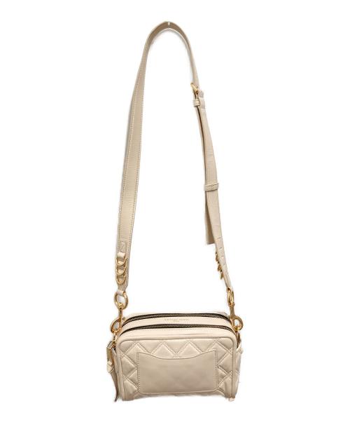 MARC JACOBS（マークジェイコブス）MARC JACOBS (マークジェイコブス) キルティングショルダーバッグ アイボリーの古着・服飾アイテム