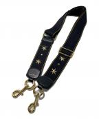 MARC JACOBSマークジェイコブス）の古着「THE GILDED WEBBING STRAP」｜ブラック