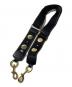 MARC JACOBS (マークジェイコブス) THE GILDED WEBBING STRAP ブラック：6000円
